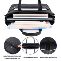 Étui pour ordinateur portable personnalisable et durable de 14, 15 ou 16 pouces - Sac à main imperméable pour affaires unisexe, pratique pour les hommes et les femmes