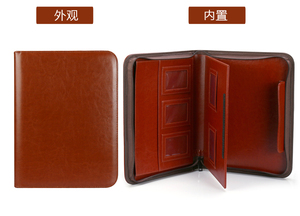 Maletín de Cuero PU Impermeable, Clásico, Suave, con Tapa Dura, para Guardar Llaves y Documentos - Product Image 2