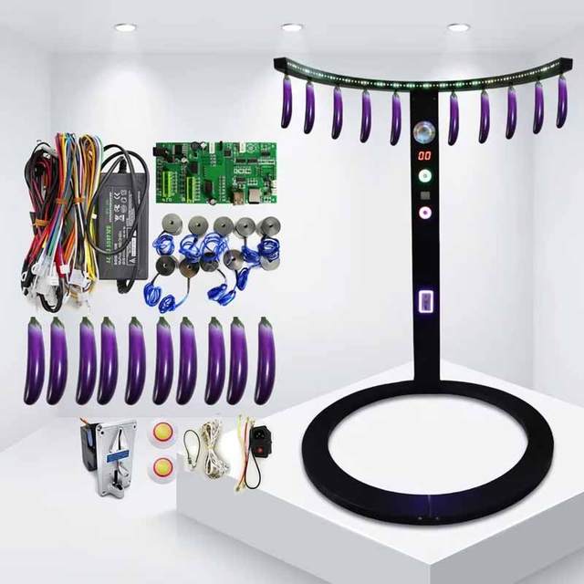 Coin-Operated Fast Reaction Arcade Game Machine DIY Kit Electronic Catch Stick Eye Fast Chips Quick Hands Challenge for 6+ Years