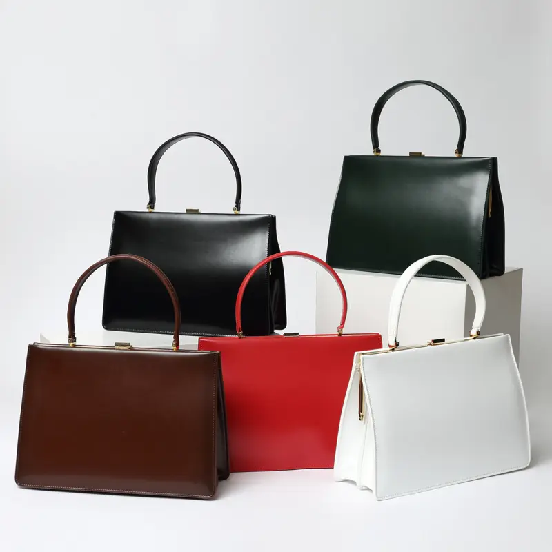 2023 New Style Retro Leather Handbag Big Bag Fashion Solid Color Large Bags Women Handbags Ladies Brand