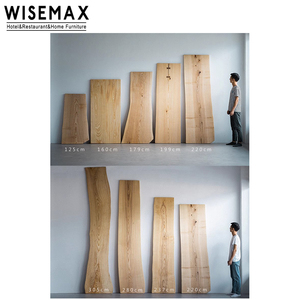 WISEMAX Home restaurant dessus de table en <span class=keywords><strong>bois</strong></span> vintage irrégulier en <span class=keywords><strong>bois</strong></span> massif naturel dalle de <span class=keywords><strong>bois</strong></span> à bord vif <span class=keywords><strong>pour</strong></span> <span class=keywords><strong>comptoir</strong></span> de table à manger - Product Image 6