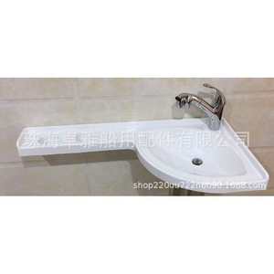 Lavabo Acrílico Blanco para Manos Derechas, 830*400*140mm, GR-Y830R, para Autocaravanas y Yates, Producto de Grifería para Cocina - Product Image 1