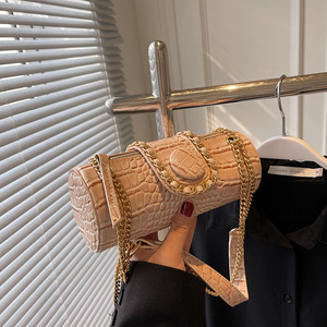 Nouveau sac à bandoulière à chaîne de haute qualité sac à bandoulière à cylindre pour femmes - Product Image 3