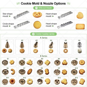 Machine à biscuits de petite taille, déposeuse à fil, découpeuse de biscuits au <span class=keywords><strong>beurre</strong></span>, mouleuse, machine de fabrication, ligne de production, prix - Product Image 6