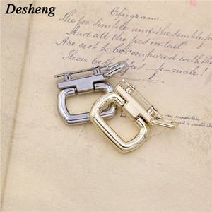 Fermoirs d'extrémité de sac à main, Clip latéral en métal pour sac à main, accessoires de quincaillerie, pince, crochet pivotant, pièces en D, anneau - Product Image 5