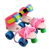 ZHOYA SPORT Patins à roues alignées réglables à double rangée et quatre roues avec coque en PVC, Fabricant pour le commerce extérieur, Vente en gros