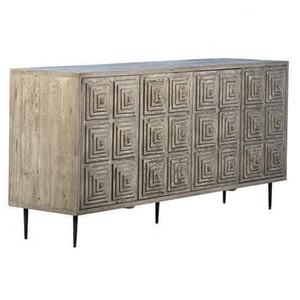 ตู้คอนโซลไม้สนอเมริกันรีเคลมสไตล์เรโทรสำหรับระเบียงหรือห้องรับประทานอาหาร - Product Image 3