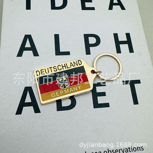 Llavero Metálico Personalizado, Recuerdo Turístico Alemán, Bandera de Múnich, <span class=keywords><strong>Alemania</strong></span>, Colgante de Aleación de Zinc - Product Image 3