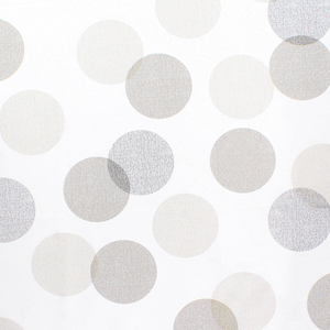 Rotolo di tovaglia in tela cerata antimacchia, 140 x 20 metri. Cerchi beige - Product Image 3