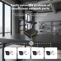 Répartiteur Internet RJ45 haute vitesse 1000 Mbps VLAN 1-vers-4, Adaptateur Réseau, Commutateur Ethernet, Hub Ethernet