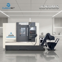 Tour CNC à double broche à banc incliné haute efficacité, vente directe usine pour l'usinage automobile et de moules, performance fiable