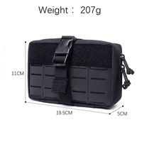 Pochette médicale tactique Molle EDC en nylon avec fermeture éclair, pour le camping en plein air, la chasse, trousse de premiers soins, portable, multifonctionnelle, de survie, d'urgence