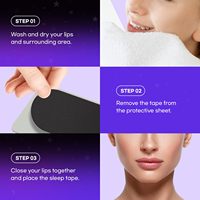 Bande adhésive transparente pour la bouche parfumée à la menthe et à la lavande, en silicone de qualité médicale, et bandes nasales, bande adhésive pour la bouche pour dormir avec huile essentielle
