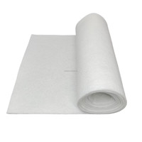 Tissu non tissé aiguilleté absorbant en viscose antistatique respirant blanc en gros, tissu absorbant en coton, tampon en coton