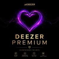 Compte Deezer Premium, abonnement de 12 mois en stock, Hifi, écoute hors ligne, sans publicités