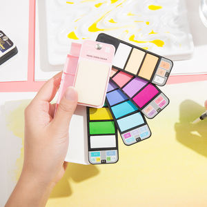 Juego de acuarelas artísticas con pincel, set de 18/25/33/42 colores, oferta en línea - Product Image 2