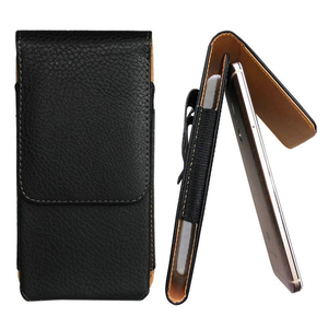 Étui universel vertical en cuir avec clip ceinture, portefeuille de protection intégrale pour divers téléphones mobiles, compatible iPhone 13 12 11 X - Product Image 2