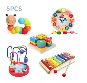 Wooden Montessori Interests Game Toys Musical Instruments Wooden Puzzles Educational Toys Children Toddler