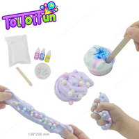 Slime Campuran Warna Buatan Sendiri dari Pabrik, Kantong Kejutan, Hadiah Pesta Liburan, Mainan Edukasi Sensorik untuk Anak Laki-laki dan Perempuan