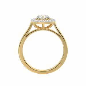 แหวนทอง CVD 14K ทรงกลมวงแหวนเพชร CVD ทองที่กำหนดเอง14K 18K 22K. - Product Image 3