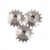 Fabrication en usine de pignons en acier inoxydable avec un pignon à 9 dents de 1/4 de pouce 04C, ensembles de chaînes de pignons