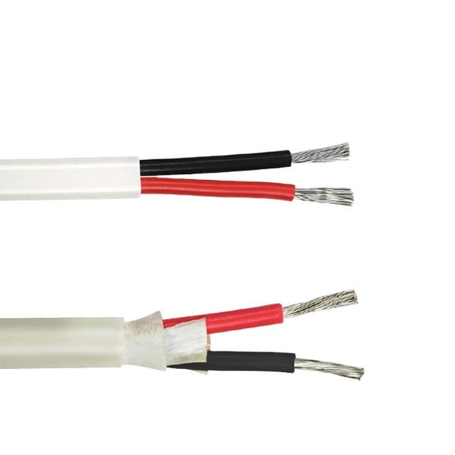 Duplex/Triplex Stranded Tinned Copper 16 AWG Flat 2-core 600V Special PVC Insulation Marine Boat Battery Cable