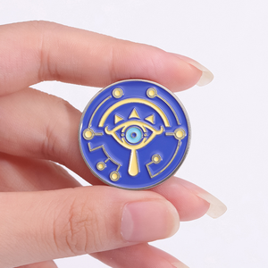 6 nouveaux designs de broches en métal épée et bouclier de la légende de Zelda pour la décoration de sacs à dos et de vêtements - Product Image 3