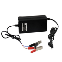 Pantalla en tiempo Real de voltaje y corriente, carga rápida inteligente, 12V/6A, cargador de batería de plomo-ácido