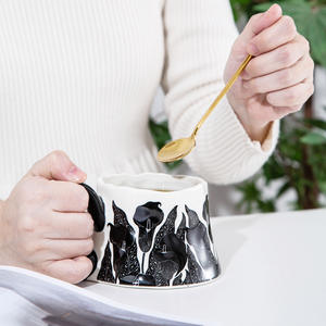 Tasses en céramique créatives pour couple, tasses à café domestiques, tasses à eau en céramique grande capacité - Product Image 2