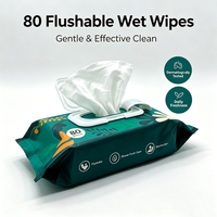 Meilleures ventes : 80 lingettes humides non tissées, biodégradables et jetables pour toilettes, nettoyage des hémorroïdes et hygiène intime