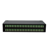 Kotak Terminal Panel Patch Fiber Optik 48 Core dengan Konektor SC/APC Tipe Drawer