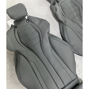 Housse de siège de voiture personnalisée en cuir de luxe, sièges de voiture modifiés Wellfit pour BMW 520 - Product Image 5