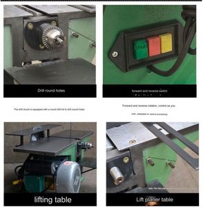 Máy chế biến gỗ bàn cưa điện ba trong một đa mục đích tối đa cưa sâu 80mm Máy tính để bàn đa chức năng - Product Image 4