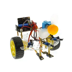 2020 diy kits eletrônicos extinção de incêndios, carro robô rc kit