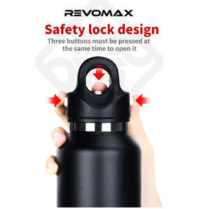 Borraccia Termica RevoMax in Acciaio Inox con Disegni Cartoon e Coperchio Anti-Rotazione Facile da Aprire e Chiudere per Bambini e Adulti - Product Image 3