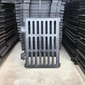 Chất lượng cao cấp zhenhan màu đen dễ uốn sắt cống nước mưa nắp hố ga rãnh thoát nước lưới en124 tiêu chuẩn tùy chỉnh - Product Image 2