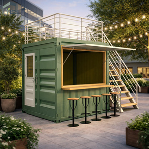 Boutiques préfabriquées sur mesure, design moderne, <span class=keywords><strong>mini</strong></span>-bar modulaire à 2 étages, conteneur pop-up de 10 pieds - Product Image 2