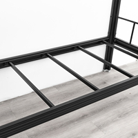 Lits superposés pour adultes avec armoire de rangement Lit superposé pour étudiants avec rangement pour chaussures sous le lit
