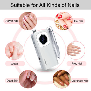 Ponceuse à Ongles Électrique Portable 45000 tr/min avec Lumière, Ponceuse Polisseuse pour Pédicure, Fiche UK, Machine à Manucure en Plastique, Vente en Gros - Product Image 5