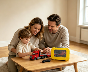 Auto Telecomandata Rimorchiabile 2.4Ghz, Camion RC Staccabile per Bambini, Gioco per Interni ed Esterni, Regalo di <span class=keywords><strong>Compleanno</strong></span> e Natale per Ragazzi - Product Image 4