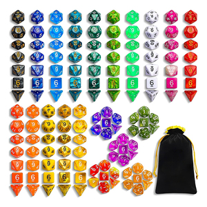 Trò chơi Đếm quầy D4 D8 D10 D12 D20 đa diện <span class=keywords><strong>DND</strong></span> <span class=keywords><strong>Dice</strong></span> Set - Product Image 3