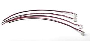 Traitement du harnais : 1H/XH2.5-4P uniquement, insertion 2P UL1007 # 24 Noir Rouge - Product Image 3