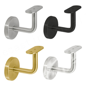 Factory Custom Adjustable Wall-Mounted Handrail <b>Brackets</b> <b>Stainless</b> <b>Steel</b> Accessories for Stairs Application - Product Image 4