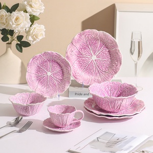 Assiettes et bols en grès <span class=keywords><strong>céramique</strong></span> classiques, peints à la main au Portugal, écologiques, compatibles lave-<span class=keywords><strong>vaisselle</strong></span>, <span class=keywords><strong>vaisselle</strong></span> créative - Product Image 1