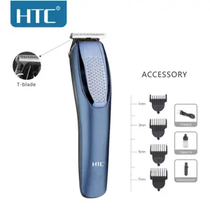 HTC AT-1210 OEM 휴대용 미니 충전식 수염 바디 헤어 트리머 클리퍼 공장 제공