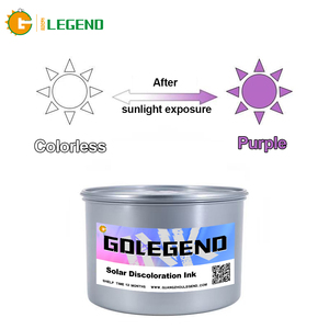 Gdlegend dung môi Màn hình in ấn heliochromic mực photochromic năng lượng mặt trời đổi màu mực thay đổi màu sắc dưới ánh sáng mặt trời mực - Product Image 4