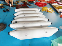 Tubes gonflables de bateau de pontons de banane de mer de PVC en gros pour le vélo de flottement de l'eau