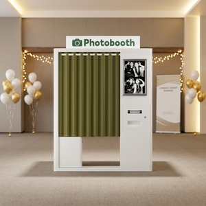 Cabina de Fotos Comercial Desmontable, Cabina de Selfies con Impresión Automática de Fotos para Fiestas y Bodas - Product Image 1