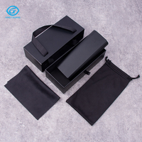 Étui en cuir PU souple personnalisé avec logo, pochette de conception personnalisée en gros, étuis pour lunettes de soleil, lunettes optiques et de lecture