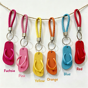 Porte-clés Mini Tongs Mignonnes en PVC, Breloque de Sac en Forme de <span class=keywords><strong>Pantoufle</strong></span> – Vente en Gros - Product Image 6